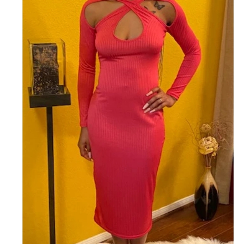 Sexy slim Midi Dress